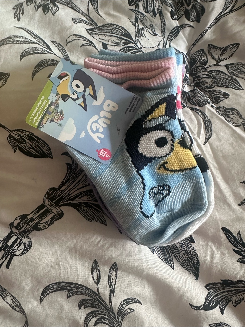 NWT Disney Bluey Nightgown Pajama Dress with Bluey socks - Picture 5 of 5